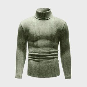 Green Mens Knit Shirt